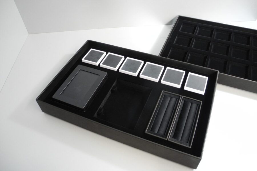 Ganzlederkartonage Schmucksteine-Sammlung; 2022 (II)